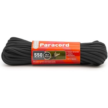 550 Paracord 100ft Parachute Cord 7 Core Strand Multicolor Outdoor Survival Rope